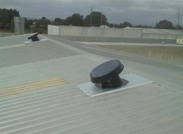 Warehouse with pitched flashing 2